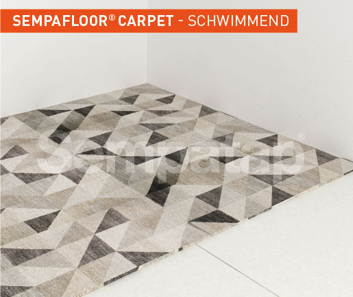 SempaFloor Carpet, Schalldämmung unter Teppichboden