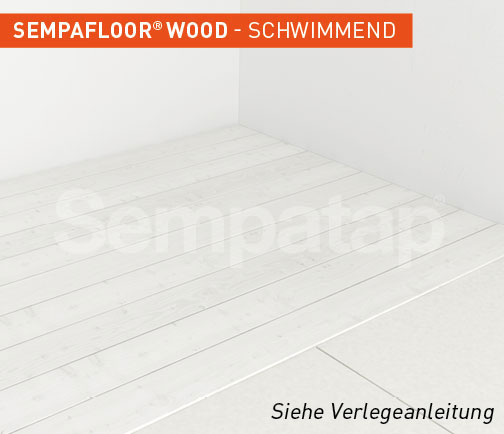 SempaFloor Wood, Schalldämmung unter schwimmend verlegtem Parkett